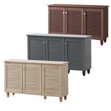 Shoe Storage Cabinet 3 Slatted