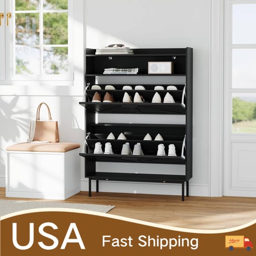 Slim vertical shoe cabinet - cabinet, for