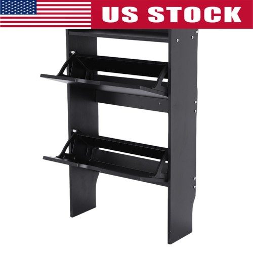 Slim shoe rack - cabinet, with