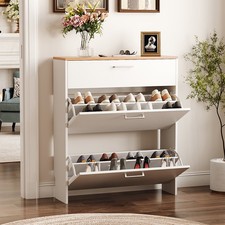 80cm Slim Shoe Storage Cabinet