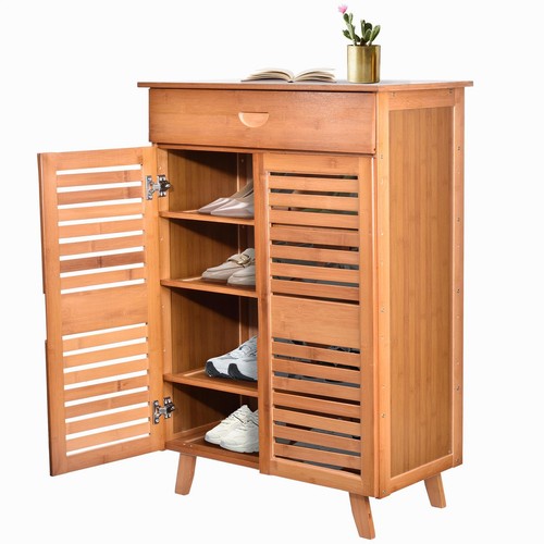 Large wooden shoe cabinet - large,