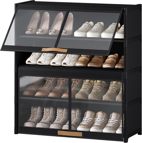 Tier shoe cabinet doors - 5,