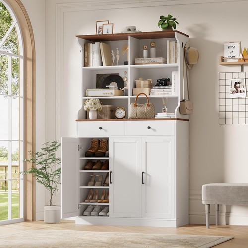 Tall entryway shoe cabinet - 73",