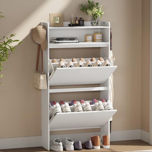 Slim shoe cabinet 2 flip - slim,