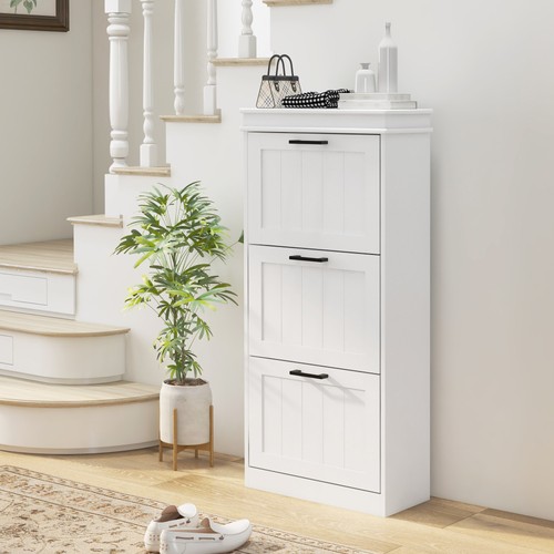 Shoe cabinet with flip - shoe,