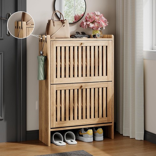 Shoe cabinet with flip - shoe,