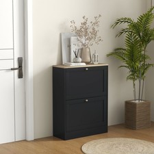Slim Shoe Cabinet with 2 Flip