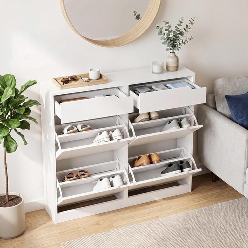 Shoe cabinet with flip - shoe,