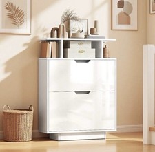 High Gloss Slim Shoe Storage