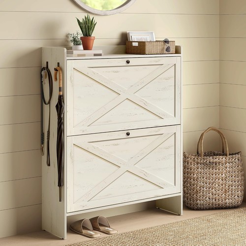 Slim shoe cabinet flip - w, 2