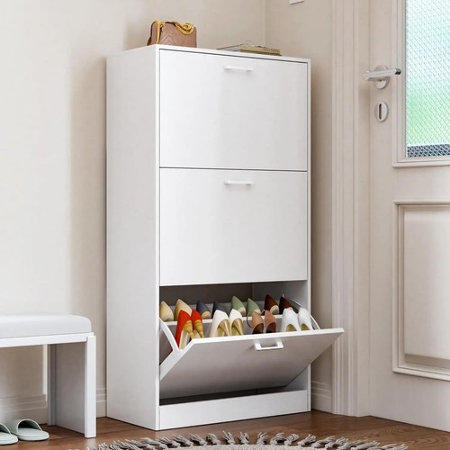 Slim shoe cabinet with flip - slim,