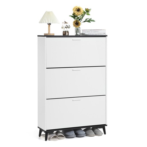 Narrow shoe storage cabinet - shoe,