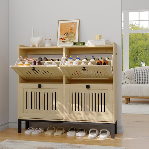 Shoe cabinet with flaps flip - shoe,