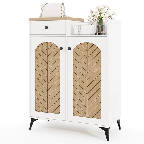 Tier shoe cabinet drawer - 6-tier, w/drawer