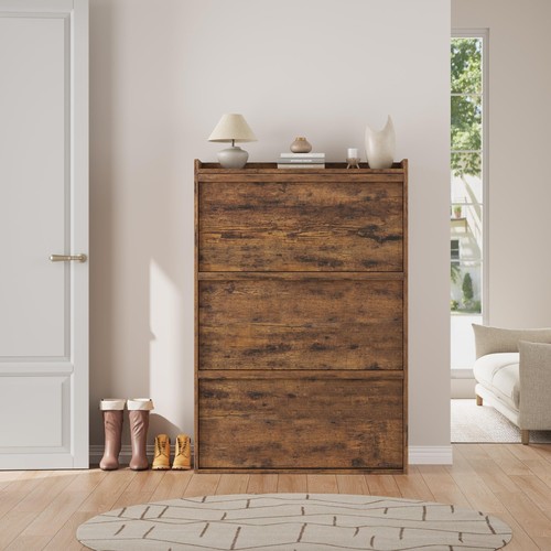 Drawer flip shoe cabinet - shoe,
