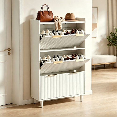Drawer shoe cabinet - 3-drawer,