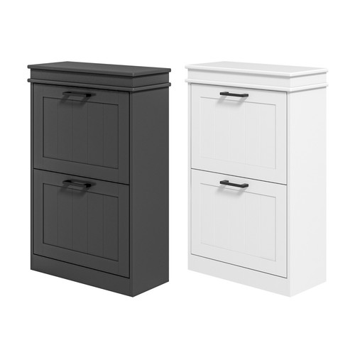 Homcom shoe cabinet with - cabinet,