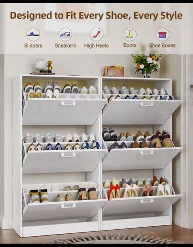White shoe cabinet for - for, 24