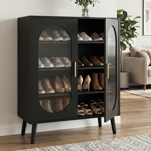 Door shoe cabinet with - 2-door,