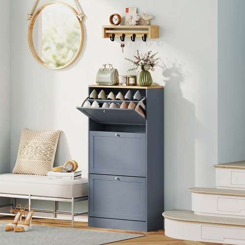 Homcom modern shoe cabinet - homcom,