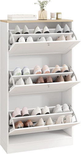 Stylish white shoe storage - stylish,