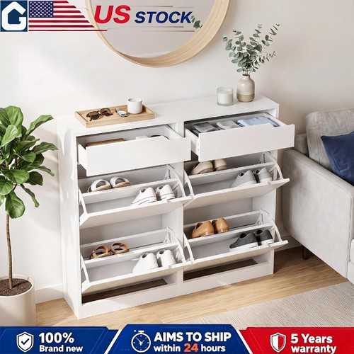 Shoe cabinet with flip - shoe, 4