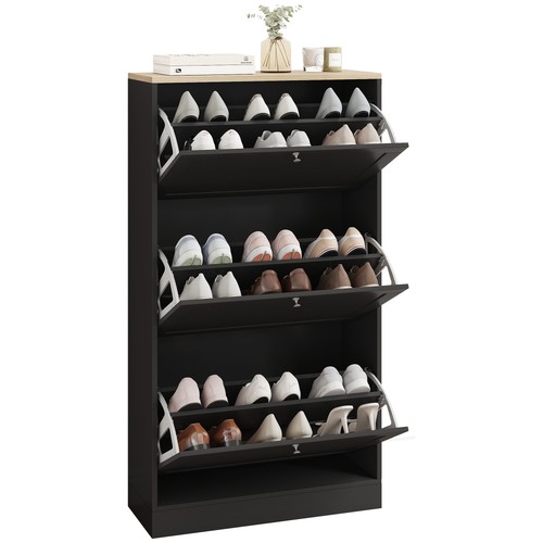 Modern shoe cabinet with - shoe, 3
