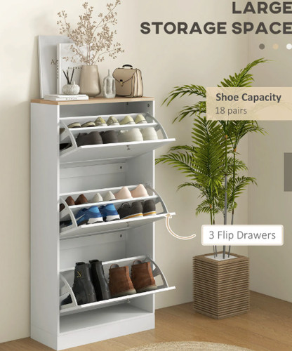 Stylish shoe cabinet holds - shoe,