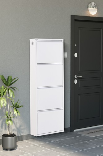 White door metal shoe - metal,