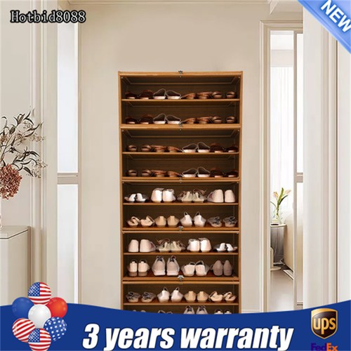 Wooden shoe storage cabinet - storage,