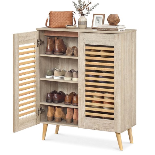 Shoe cabinet louvered - shoe,