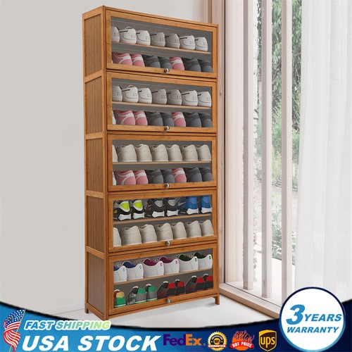 Wooden shoe storage - wooden, cabinet