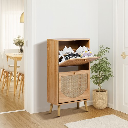 Tilt shoe cabinet with - cabinet,