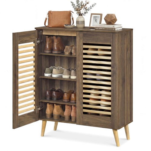 Shoe cabinet louvered - shoe,