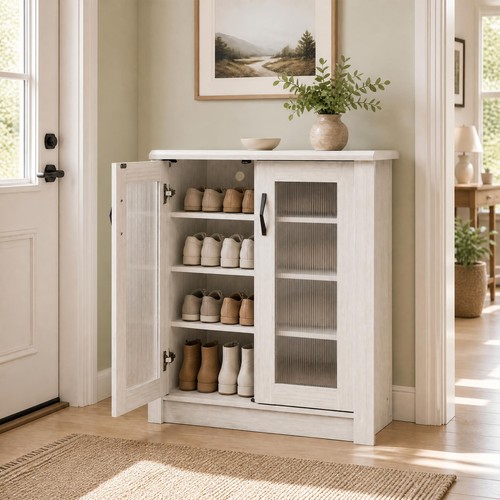 Door shoe cabinet - 2-door,