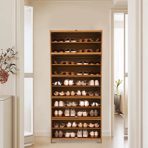 Tier tall shoe cabinet - 67",