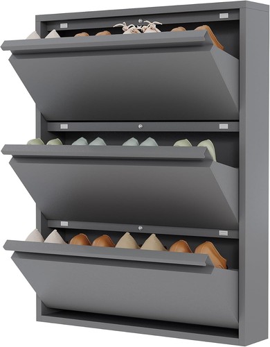 Slim shoe cabinet - slim, 2/3/4