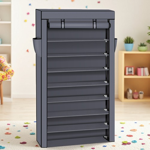Tier fabric shoe cabinet - 9-tier,